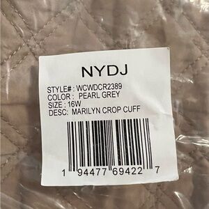 NYDJ Pearl Grey Marilyn Crop Cuff